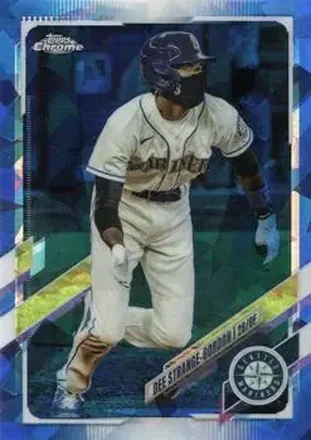 2021 Topps Chrome Sapphire Edition #119 - Dee Gordon - Seattle Mariners