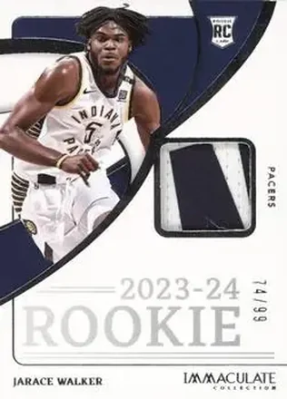 2023-24 Panini Immaculate Collection #148 - Jarace Walker - Indiana Pacers