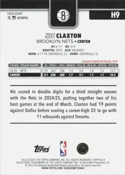 Back of Nic Claxton
