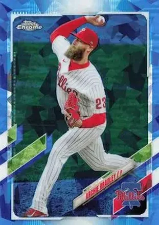 2021 Topps Chrome Update Sapphire Edition #US64 - Archie Bradley - Philadelphia Phillies