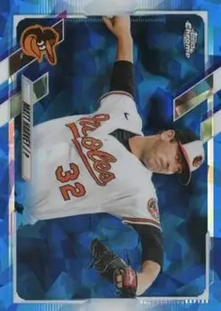 2021 Topps Chrome Update Sapphire Edition #US87 - Matt Harvey - Baltimore Orioles