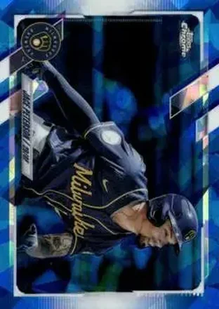 2021 Topps Chrome Update Sapphire Edition #US112 - Jace Peterson - Milwaukee Brewers