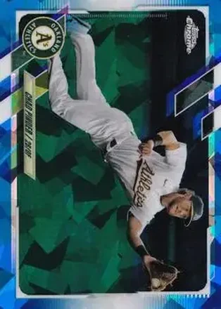2021 Topps Chrome Update Sapphire Edition #US116 - Chad Pinder - Oakland Athletics