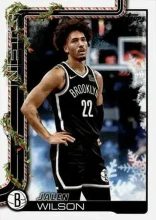 2025-26 Topps Holiday #H11 - Jalen Wilson - Brooklyn Nets
