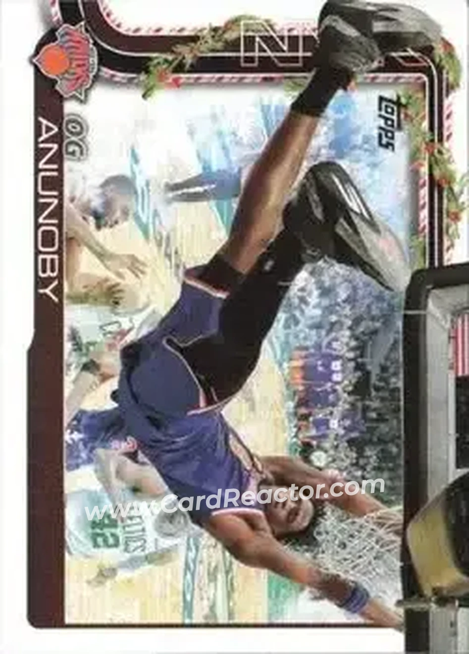 2025-26 Topps Holiday #H13 - OG Anunoby - New York Knicks - Front