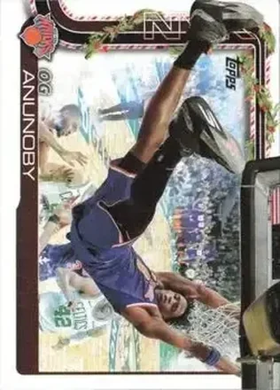 2025-26 Topps Holiday #H13 - OG Anunoby - New York Knicks
