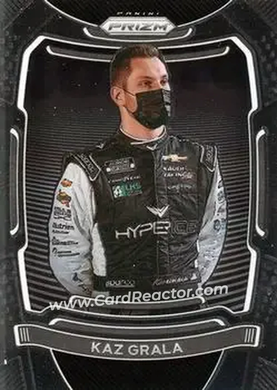 2021 Panini Prizm #29 - Kaz Grala - Kaulig Racing - Front