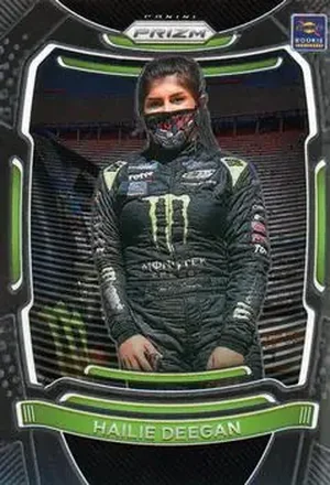 2021 Panini Prizm #35a - Hailie Deegan - David Gilliland Racing