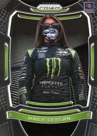 2021 Panini Prizm #35b - Hailie Deegan - David Gilliland Racing