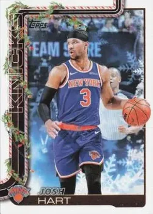 2025-26 Topps Holiday #H14 - Josh Hart - New York Knicks