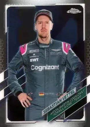 2021 Topps Chrome Formula 1 #7 - Sebastian Vettel - Aston Martin Cognizant F1