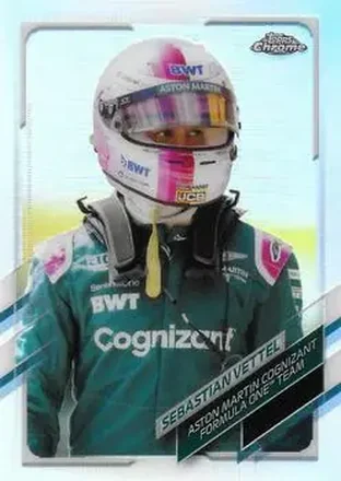 2021 Topps Chrome Formula 1 #7b - Sebastian Vettel - Aston Martin Cognizant F1