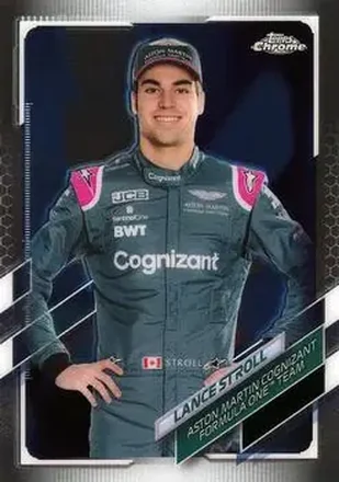 2021 Topps Chrome Formula 1 #8 - Lance Stroll - Aston Martin Cognizant F1