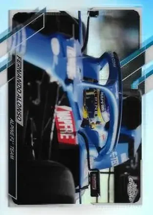 2021 Topps Chrome Formula 1 #9b - Fernando Alonso - Alpine F1 Team