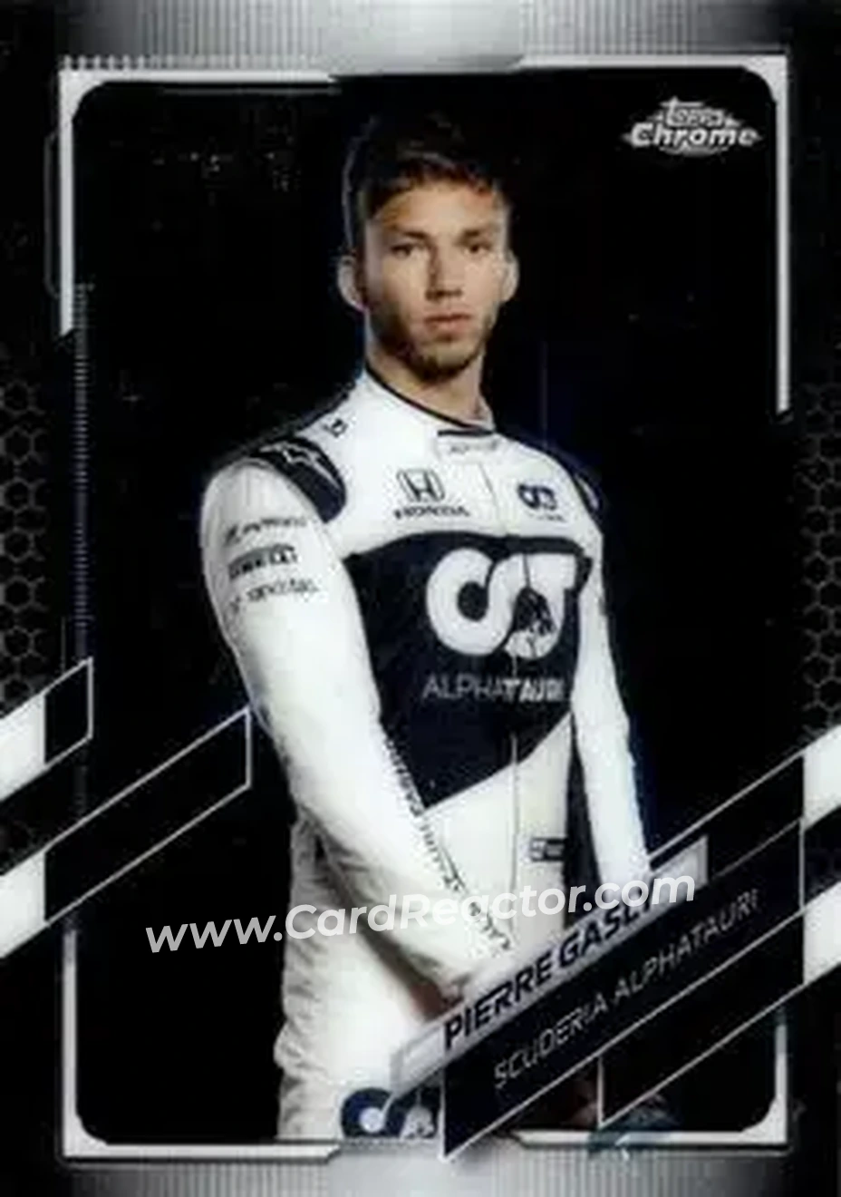 2021 Topps Chrome Formula 1 #13 - Pierre Gasly - Scuderia AlphaTauri - Front