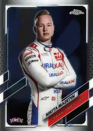 2021 Topps Chrome Formula 1 #18 - Nikita Mazepin - Uralkali Haas F1