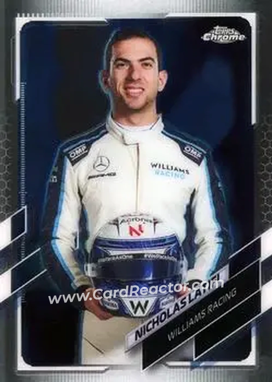 2021 Topps Chrome Formula 1 #20 - Nicholas Latifi - Williams Racing - Front