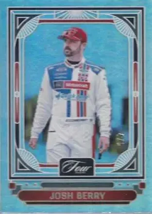 2026 Panini Turn Four - Holo Gold #33 - Josh Berry - Wood Brothers Racing