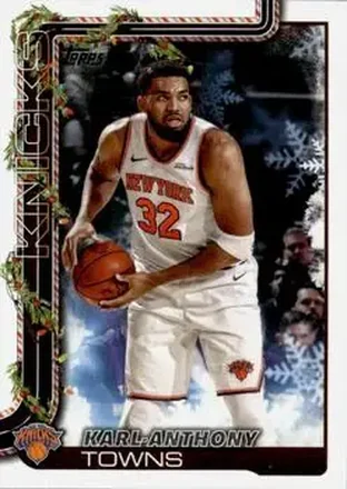 2025-26 Topps Holiday #H16 - Karl-Anthony Towns - New York Knicks 2025-26 Topps Holiday #H16 - Karl-Anthony Towns - New York Knicks
