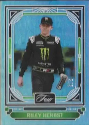 2026 Panini Turn Four - Holo Gold #57 - Riley Herbst - 23XI Racing