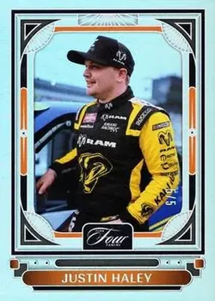 2026 Panini Turn Four - Holo Gold #63 - Justin Haley - Kaulig Racing
