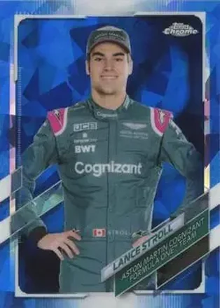 2021 Topps Chrome Sapphire Edition Formula 1 #8 - Lance Stroll - Aston Martin Cognizant F1