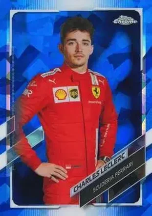 2021 Topps Chrome Sapphire Edition Formula 1 #11 - Charles Leclerc - Scuderia Ferrari