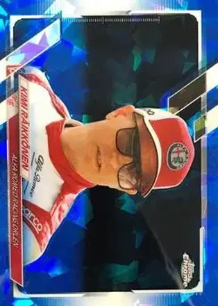 2021 Topps Chrome Sapphire Edition Formula 1 #15b - Kimi Räikkönen - Alfa Romeo Racing Orlen