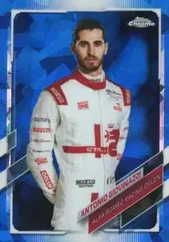 2021 Topps Chrome Sapphire Edition Formula 1 feature card