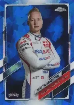 2021 Topps Chrome Sapphire Edition Formula 1 feature card
