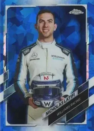 2021 Topps Chrome Sapphire Edition Formula 1 #20 - Nicholas Latifi - Williams Racing