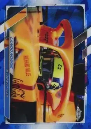 2021 Topps Chrome Sapphire Edition Formula 1 #22 - Lando Norris - McLaren F1