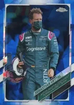 2021 Topps Chrome Sapphire Edition Formula 1 feature card