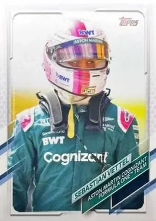 2021 Topps Formula 1 #7b - Sebastian Vettel - Aston Martin Cognizant F1