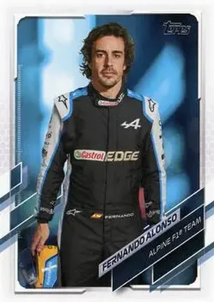 2021 Topps Formula 1 #9 - Fernando Alonso - Alpine F1 Team