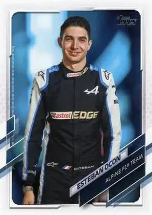 2021 Topps Formula 1 #10 - Esteban Ocon - Alpine F1 Team