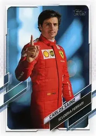 2021 Topps Formula 1 #12 - Carlos Sainz - Scuderia Ferrari