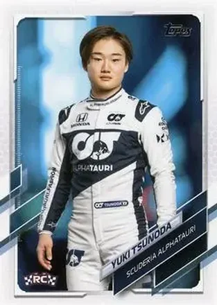 2021 Topps Formula 1 #14 - Yuki Tsunoda - Scuderia AlphaTauri