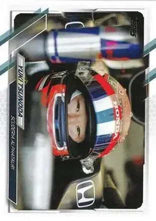 2021 Topps Formula 1 #14b - Yuki Tsunoda - Scuderia AlphaTauri