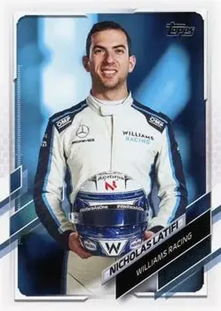 2021 Topps Formula 1 #20 - Nicholas Latifi - Williams Racing