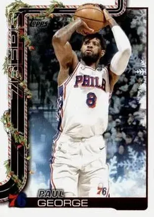 2025-26 Topps Holiday #H19 - Paul George - Philadelphia 76ers