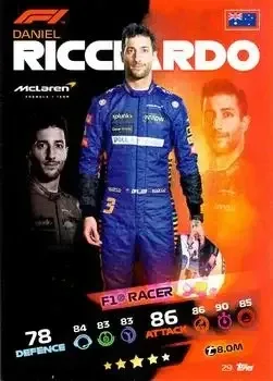 2021 Topps Turbo Attax Formula 1 feature card