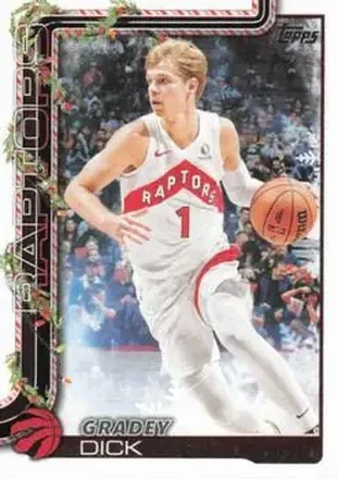 2025-26 Topps Holiday #H22 - Gradey Dick - Toronto Raptors