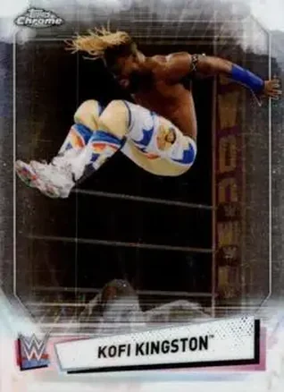 2021 Topps Chrome WWE #25 - Kofi Kingston