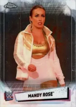 2021 Topps Chrome WWE #28 - Mandy Rose
