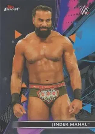 2021 Topps Finest WWE #16 - Jinder Mahal