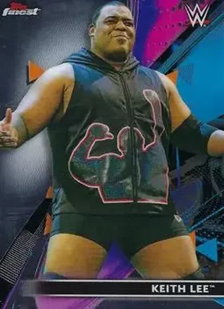 2021 Topps Finest WWE #18 - Keith Lee