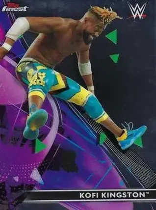 2021 Topps Finest WWE #19 - Kofi Kingston