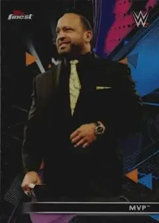 2021 Topps Finest WWE #24 - MVP