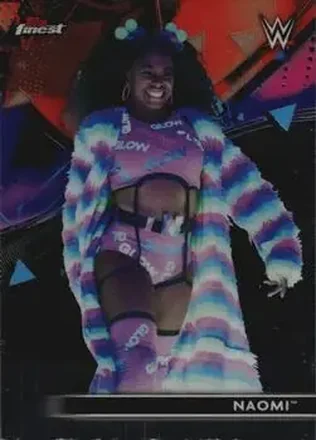 2021 Topps Finest WWE #25 - Naomi